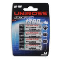 Uniross Rechargeable Batteries AA (4 pack) (RB100887A)